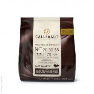 Cokolada Callebaut tmavá 70,5% 400g