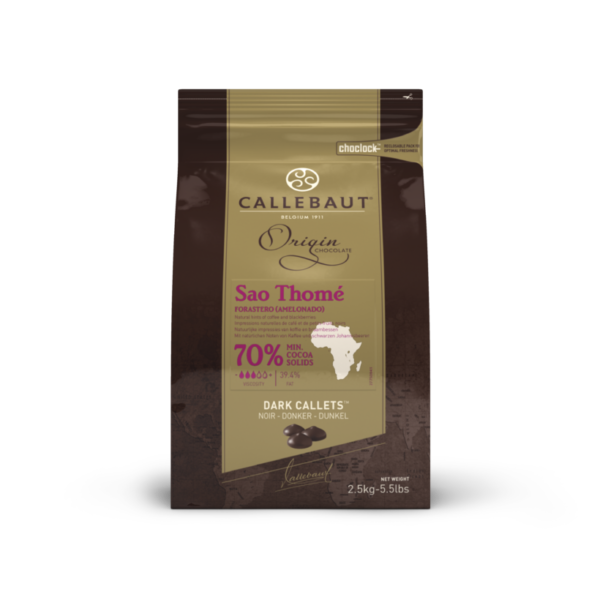 Sao Thome horká čokoláda 70% Callebaut 2.5kg