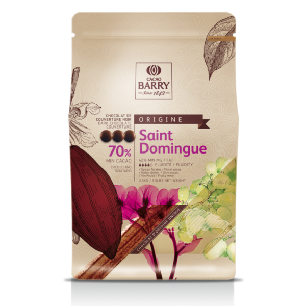 St. Domingo horká čokoláda 70% Cacao Barry 2.5kg
