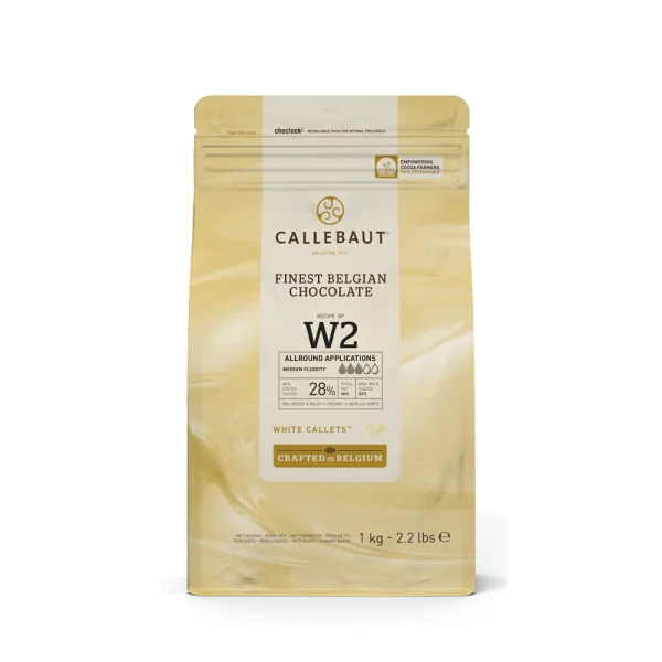 Biela Čokoláda 28% Callebaut 1kg