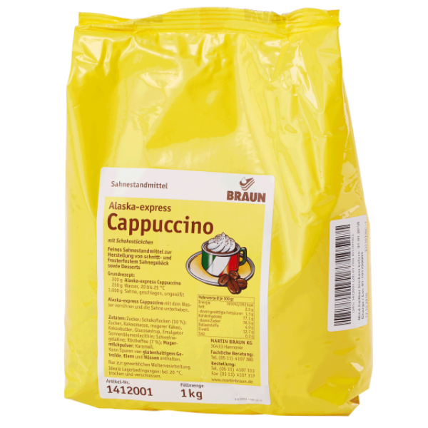 Cappuccino - smotanový krém 1kg