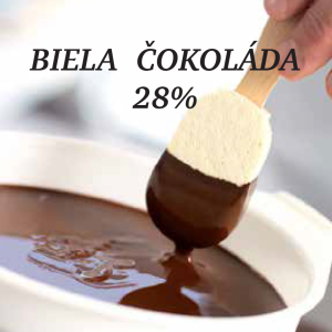 Čokoláda na pitie biela 28%1kg (20ks)