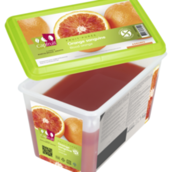 Mrazené pyré červený pomaranč Cap Fruit