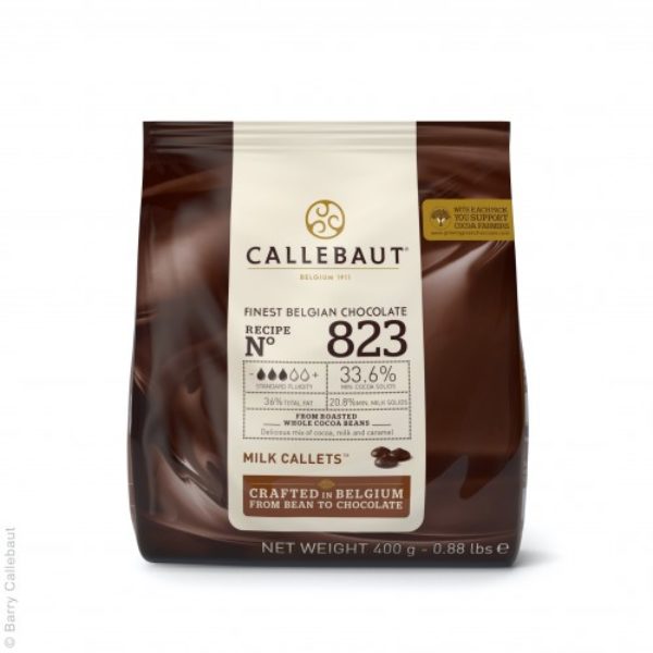 Mliečna čokoláda 33% Callebaut 400g