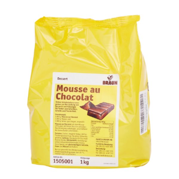 Mousse - pena tmavá 1kg