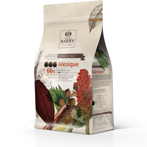 Mexiko horká čokoláda 66% Cacao Barry 2.5kg
