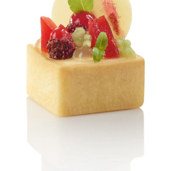 Tartelettes Snack Mini Butter štvorec 3,3cm 225ks/ 5 plat