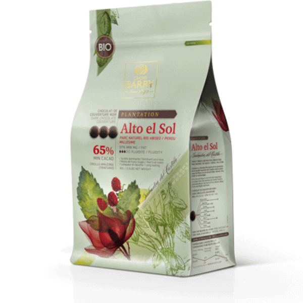 Alto El Sol horká čokoláda 65% Cacao Barry 1kg