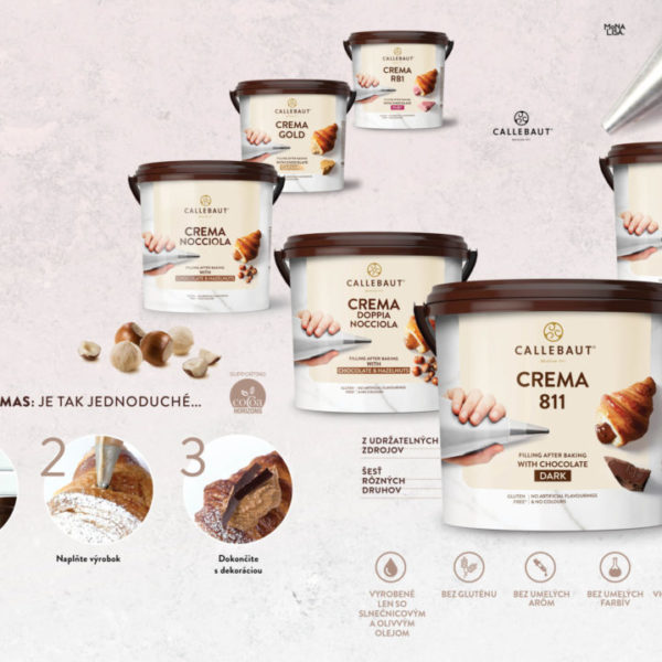 Cremas 811 horký čokoládový krém 1kg
