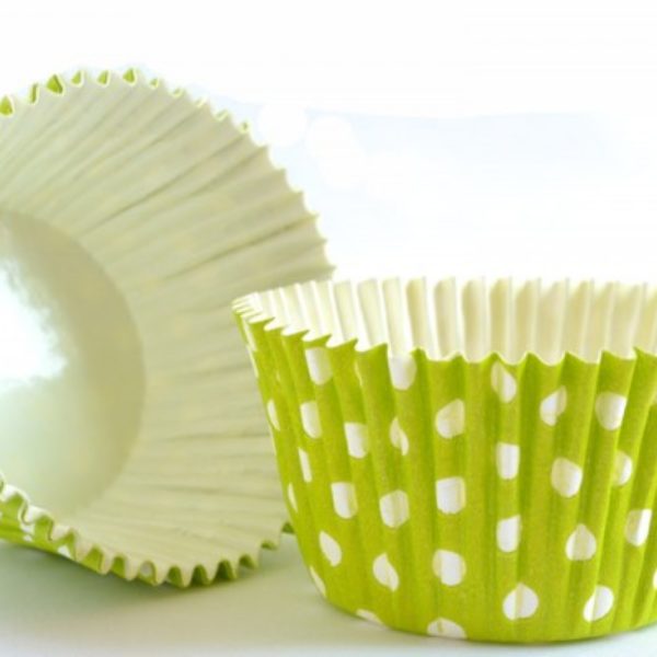 Košíčky na Cupcake zelené
