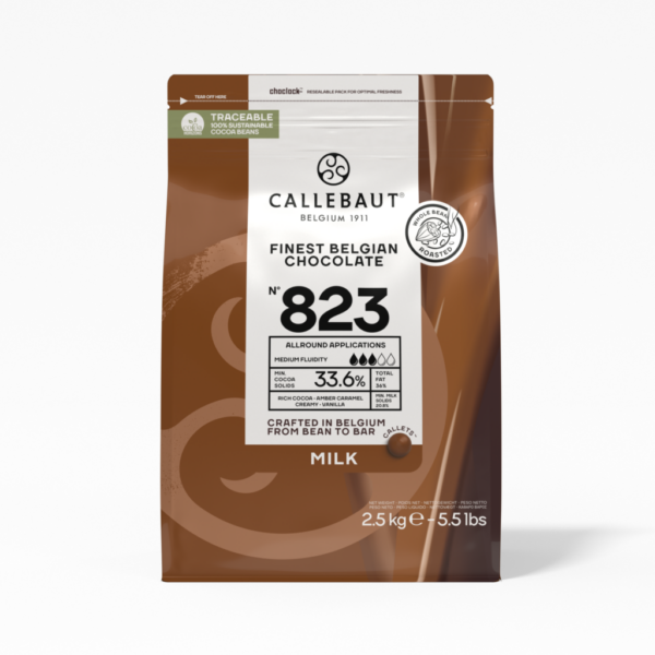 Mliečna čokoláda 33% Callebaut 2.5kg