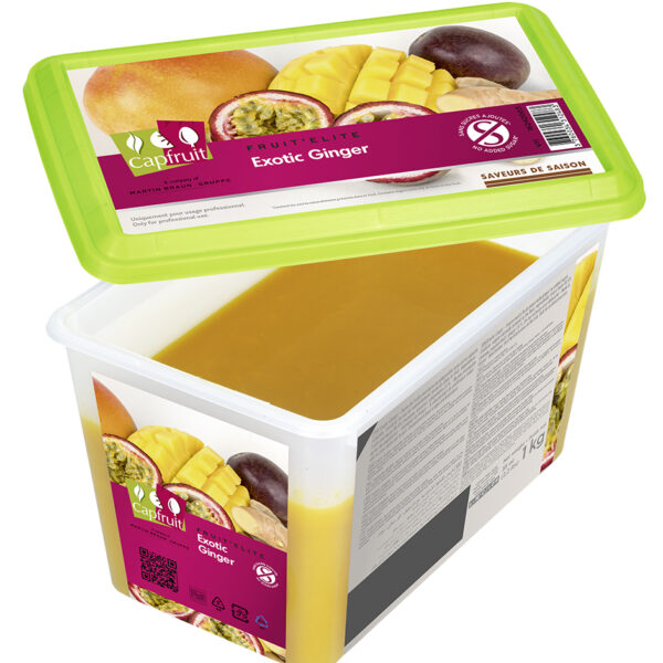 Mrazené pyré exotický zázvor, 0% cukor, 1kg
