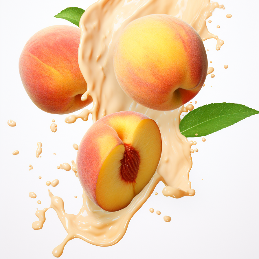 Mrazené pyré biela broskyňa 0% cukru 1kg – Obrázok 2