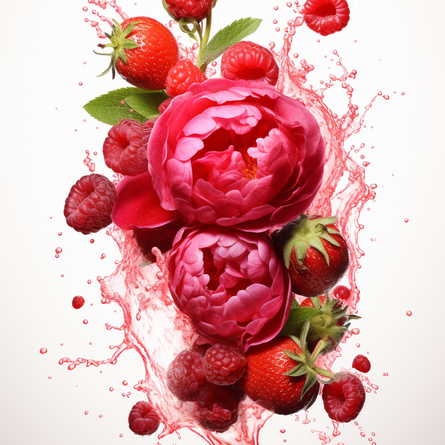 Mrazené pyré malina liči ruža 10% cukru 1kg – Obrázok 2