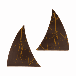 Dekorácia plutva zlatý mramor 102ks