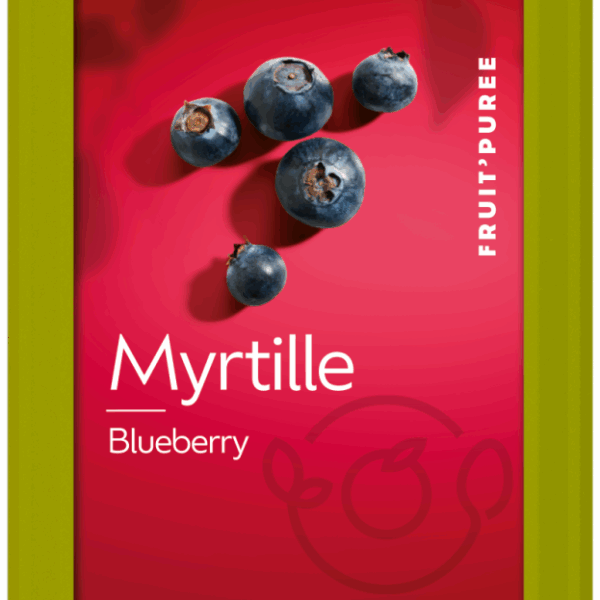 Mrazené pyré čučoriedka 0% cukru 1kg