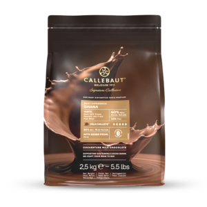 Ghana mliečna čokoláda 40% 2,5kg