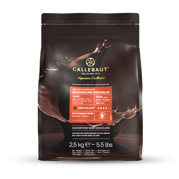 Dominikánska Republika horká čokoláda 70% 2,5kg